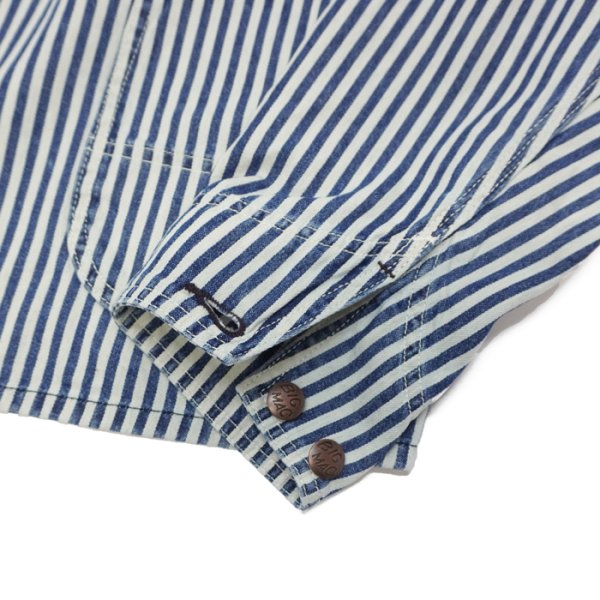 画像7: BARNS OUTFITTERS×BIG MAC（バーンズアウトフィッターズ×ビックマック）Denim Coverall（デニムカバーオール） / Hickory（ヒッコリー） (7)