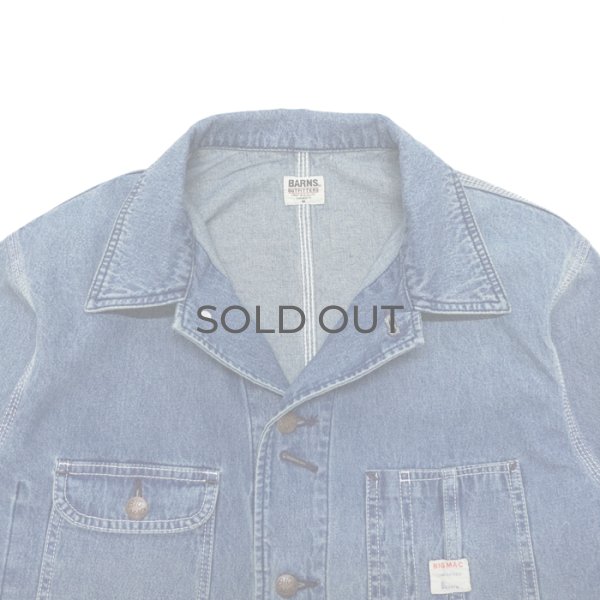 画像4: BARNS OUTFITTERS×BIG MAC（バーンズアウトフィッターズ×ビックマック）Denim Coverall（デニムカバーオール） / L,Indigo（ライトインディゴ） (4)