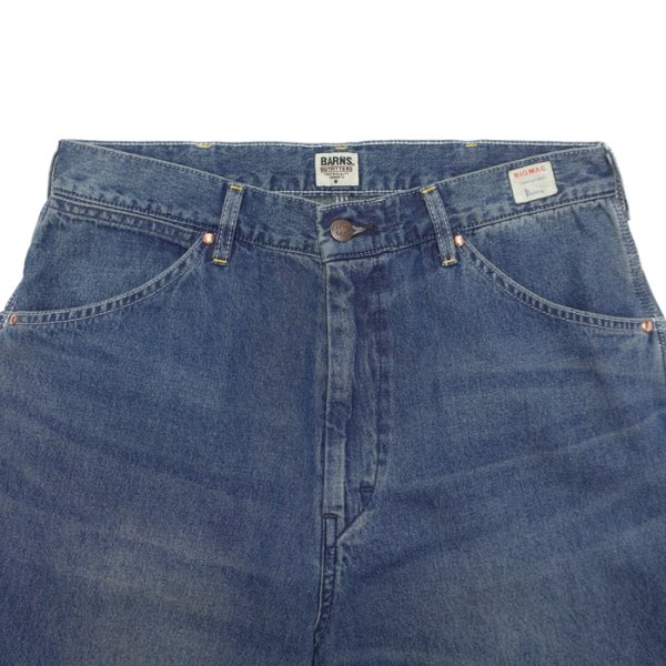 画像4: BARNS OUTFITTERS×BIG MAC（バーンズアウトフィッターズ×ビックマック）Denim Painter Pants（デニムペインターパンツ） / L,Indigo（ライトインディゴ）【裾上げ無料】 (4)