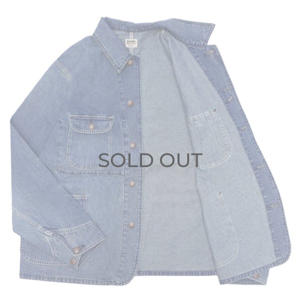画像3: BARNS OUTFITTERS×BIG MAC（バーンズアウトフィッターズ×ビックマック）Denim Coverall（デニムカバーオール） / L,Indigo（ライトインディゴ） (3)