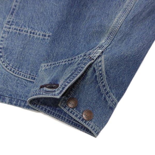 画像6: BARNS OUTFITTERS×BIG MAC（バーンズアウトフィッターズ×ビックマック）Denim Coverall（デニムカバーオール） / L,Indigo（ライトインディゴ） (6)