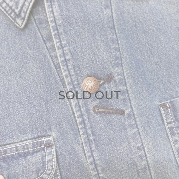 画像7: BARNS OUTFITTERS×BIG MAC（バーンズアウトフィッターズ×ビックマック）Denim Coverall（デニムカバーオール） / L,Indigo（ライトインディゴ） (7)