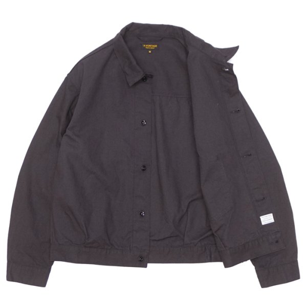 画像3: *A VONTADE（アボンタージ）Coal Mine Blouse（コールマインブルゾン）"Cotton Hemp Duck" / INK（インク） (3)