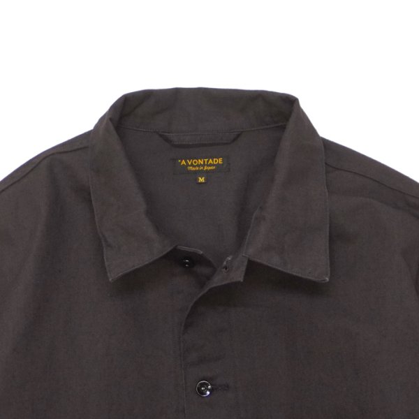 画像4: *A VONTADE（アボンタージ）Coal Mine Blouse（コールマインブルゾン）"Cotton Hemp Duck" / INK（インク） (4)