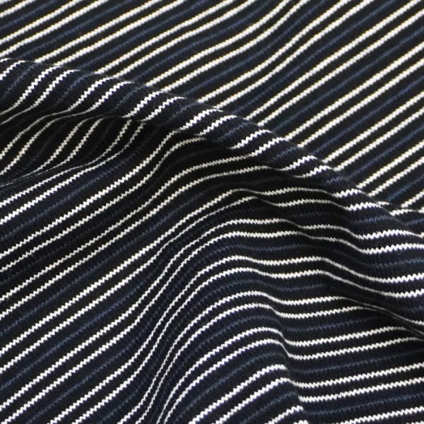 画像6: EVCON（エビコン）BORDER WIDE L/S TEE（ボーダーワイドロングスリーブTシャツ） / Black（ブラック） (6)