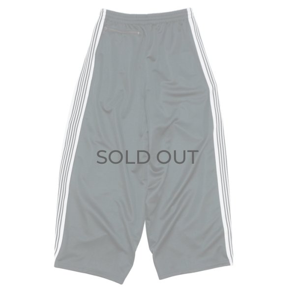画像2: NEEDLES（ニードルズ）H.D Track Pant（ヒザデルトラックパンツ）"Poly Smooth" / Charcoal（チャコール） (2)