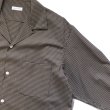 画像4: KAPTAIN SUNSHINE（キャプテンサンシャイン）Summer Wool Open Collar Shirt（サマーウールオープンカラーシャツ）/ Khaki Plaid（カーキチェック） (4)