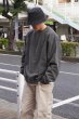 画像7: EVCON（エビコン）Pigment Crew Sweat（ピグメントクルースウェット）”Pigment Dye・BIO Processing" / Black（ブラック） (7)
