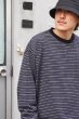 画像8: EVCON（エビコン）BORDER WIDE L/S TEE（ボーダーワイドロングスリーブTシャツ） / Ivory（アイボリー） (8)