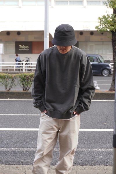 画像10: EVCON（エビコン）Pigment Crew Sweat（ピグメントクルースウェット）”Pigment Dye・BIO Processing" / Lt,Gray（ライトグレー） (10)