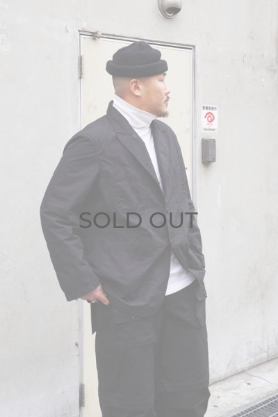 画像8: ENGINEERED GARMENTS（エンジニアードガーメンツ）Bedford Jacket（ベッドフォードジャケット）"Lightweight Nyco Poplin" / Black（ブラック） (8)