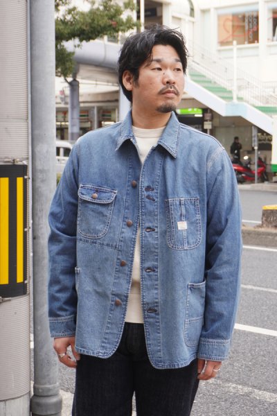 画像9: BARNS OUTFITTERS×BIG MAC（バーンズアウトフィッターズ×ビックマック）Denim Coverall（デニムカバーオール） / L,Indigo（ライトインディゴ） (9)