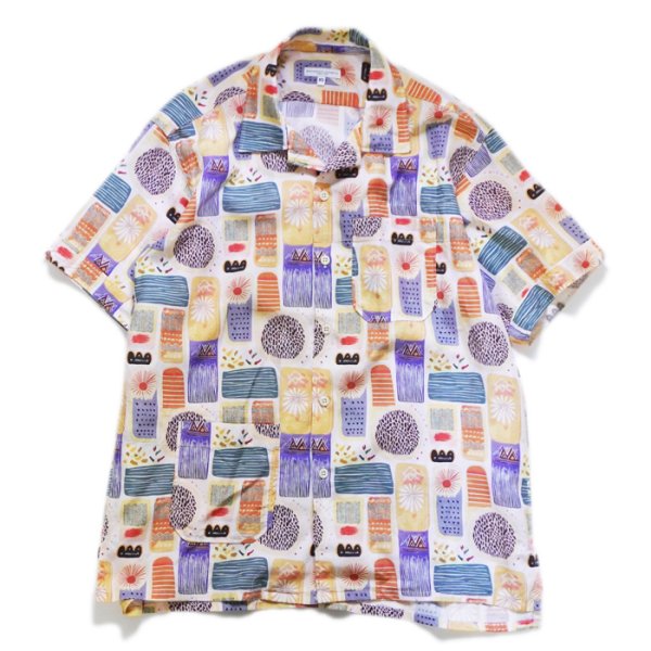 画像1: ENGINEERED GARMENTS（エンジニアードガーメンツ）Camp Shirt （キャンプシャツ）"Multi Color Tencel Jamaican" / Multi Color（マルチカラー） (1)