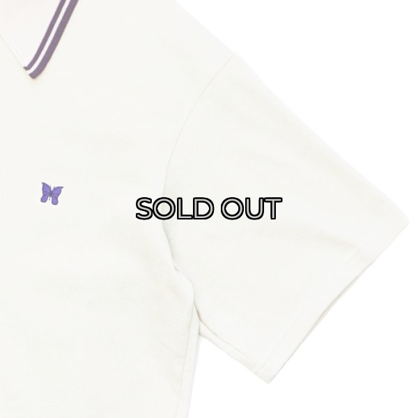 画像4: NEEDLES（ニードルズ）Regular Collar Polo（レギュラーカラーポロ）"Cotton Pique" / Beige（ベージュ） (4)