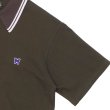 画像4: NEEDLES（ニードルズ）Regular Collar Polo（レギュラーカラーポロ）"Cotton Pique" / Brown（ブラウン） (4)