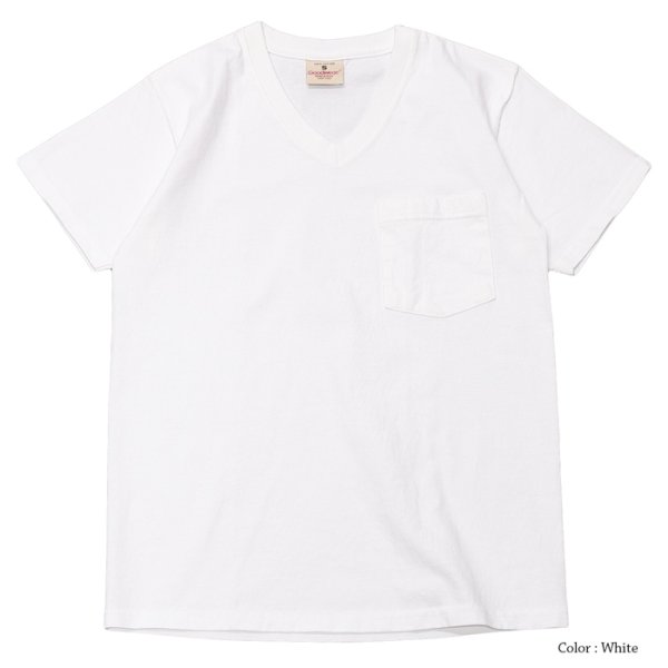 画像1: 『OUTLET』Goodwear（グッドウェア）Short Sleeve V-Neck Pocket Tee（ショートスリーブVネックポケットT）/ 8Colors（全8色展開） (1)