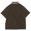 画像2: NEEDLES（ニードルズ）Regular Collar Polo（レギュラーカラーポロ）"Cotton Pique" / Brown（ブラウン） (2)