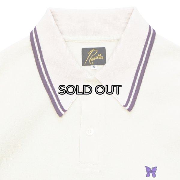 画像3: NEEDLES（ニードルズ）Regular Collar Polo（レギュラーカラーポロ）"Cotton Pique" / Beige（ベージュ） (3)