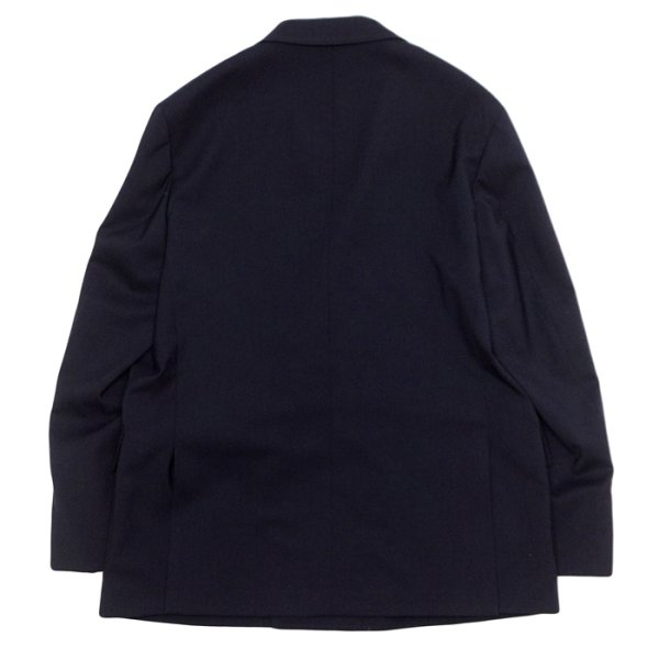 画像2: J.PRESS（J.プレス）4B BAGGY FIT BLAZER（4B バギーフィットブレザー）"T/W STRETCH TROPICAL" / Navy（ネイビー） (2)