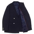 画像3: J.PRESS（J.プレス）4B BAGGY FIT BLAZER（4B バギーフィットブレザー）"T/W STRETCH TROPICAL" / Navy（ネイビー） (3)