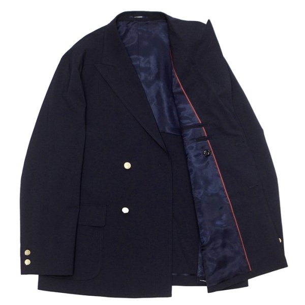 画像3: J.PRESS（J.プレス）4B BAGGY FIT BLAZER（4B バギーフィットブレザー）"T/W STRETCH TROPICAL" / Navy（ネイビー） (3)