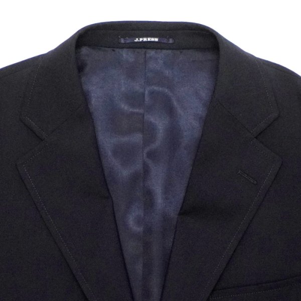 画像4: J.PRESS（J.プレス）3B BAGGY FIT BLAZER（3B バギーフィットブレザー）"T/W STRETCH TROPICAL" / Navy（ネイビー） (4)