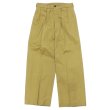 画像1: blurhms ROOTSTOCK（ブラームスルーツストック）52 Wide Chino Pants（52 ワイドチノパンツ）/ Kahki（カーキ）【裾上げ無料】 (1)