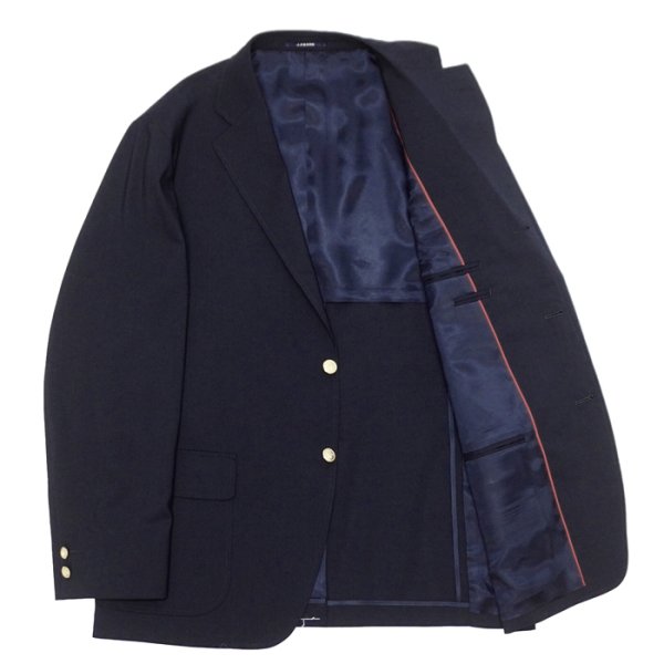 画像3: J.PRESS（J.プレス）3B BAGGY FIT BLAZER（3B バギーフィットブレザー）"T/W STRETCH TROPICAL" / Navy（ネイビー） (3)