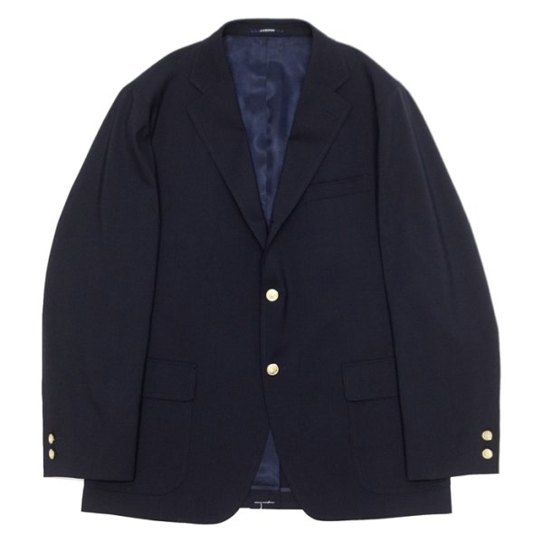 画像1: J.PRESS（J.プレス）3B BAGGY FIT BLAZER（3B バギーフィットブレザー）"T/W STRETCH TROPICAL" / Navy（ネイビー） (1)