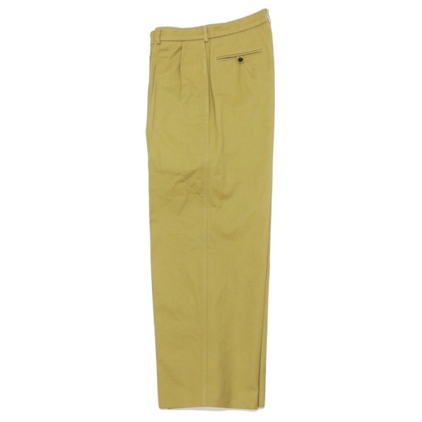 画像3: blurhms ROOTSTOCK（ブラームスルーツストック）52 Wide Chino Pants（52 ワイドチノパンツ）/ Kahki（カーキ）【裾上げ無料】 (3)