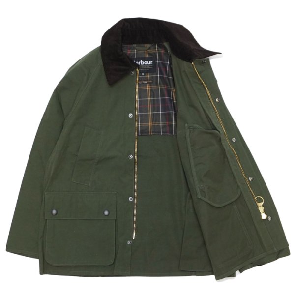 画像3: Barbour（バブァー） BEDALE " Over Size"（ビデイル・オーバーサイズ）"PEACH SKIN" / Sage（セージ） (3)