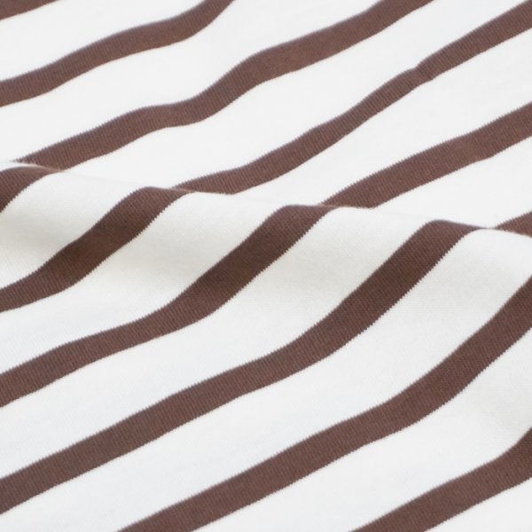 画像6: SAINT JAMES（セントジェームス）MORLAIX LOOSE（モーレ ルーズ）”Men" / ECUME×CAFE（ミルキーホワイト×ブラウン） (6)