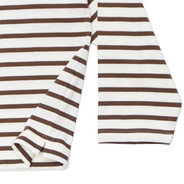 画像5: SAINT JAMES（セントジェームス）MORLAIX LOOSE（モーレ ルーズ）”Women" / ECUME×CAFE（ミルキーホワイト×ブラウン） (5)