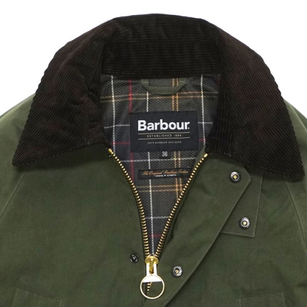 画像5: Barbour（バブァー） BEDALE " Over Size"（ビデイル・オーバーサイズ）"PEACH SKIN" / Sage（セージ） (5)