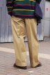 画像9: blurhms ROOTSTOCK（ブラームスルーツストック）52 Wide Chino Pants（52 ワイドチノパンツ）/ Kahki（カーキ）【裾上げ無料】 (9)
