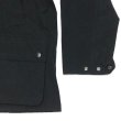 画像7: Barbour（バブァー） BEDALE " Over Size"（ビデイル・オーバーサイズ）"PEACH SKIN" / Black（ブラック） (7)