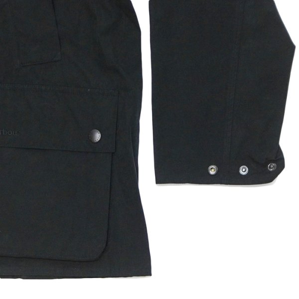 画像7: Barbour（バブァー） BEDALE " Over Size"（ビデイル・オーバーサイズ）"PEACH SKIN" / Black（ブラック） (7)