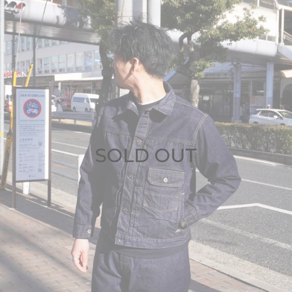 画像10: F.O.B FACTORY（エフオービーファクトリー）WWII DENIM BLOUSE（WWII デニムブラウス）"14oz Selvedge Denim" / Indigo（インディゴ）※One Wash (10)