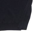 画像5: Yonetomi NEW BASIC（ヨネトミニューベーシック）SILK KNIT POLO（シルクニットポロシャツ）/ Navy（ネイビー） (5)