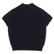 画像2: Yonetomi NEW BASIC（ヨネトミニューベーシック）SILK KNIT POLO（シルクニットポロシャツ）/ Navy（ネイビー） (2)