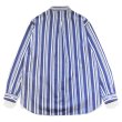 画像2: *A VONTADE（アボンタージ）Gardener Apron Shirts（ガーデナーエプロンシャツ）"Organic Cotton" / Navy Multi Stripe（ネイビーマルチストライプ） (2)
