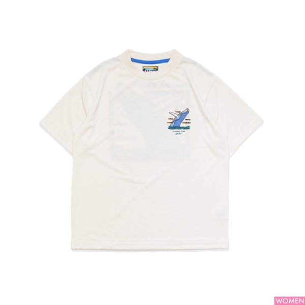 画像3: L.L.Bean Japan Edition（エルエルビーン ジャパンエディション）Dover Foxcroft Short-Sleeve Tee（ドーバーフォックロフトショーロスリーブT）/ #92 White（ホワイト）”Humpback Whale" (3)