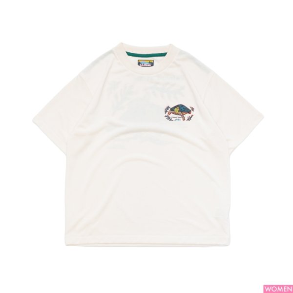 画像3: L.L.Bean Japan Edition（エルエルビーン ジャパンエディション）Dover Foxcroft Short-Sleeve Tee（ドーバーフォックロフトショーロスリーブT）/ #91 White（ホワイト）”Painted Tuetle" (3)