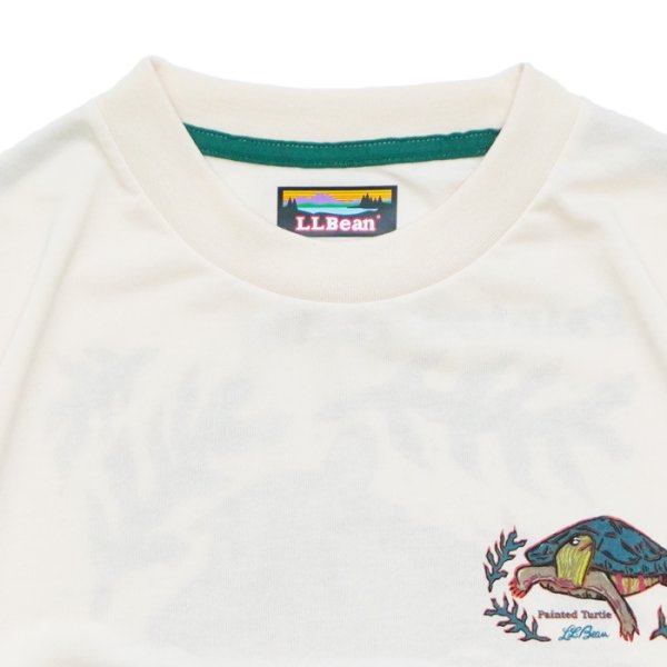 画像5: L.L.Bean Japan Edition（エルエルビーン ジャパンエディション）Dover Foxcroft Short-Sleeve Tee（ドーバーフォックロフトショーロスリーブT）/ #91 White（ホワイト）”Painted Tuetle" (5)