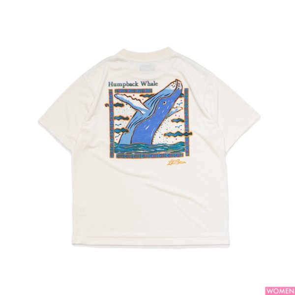 画像4: L.L.Bean Japan Edition（エルエルビーン ジャパンエディション）Dover Foxcroft Short-Sleeve Tee（ドーバーフォックロフトショーロスリーブT）/ #92 White（ホワイト）”Humpback Whale" (4)