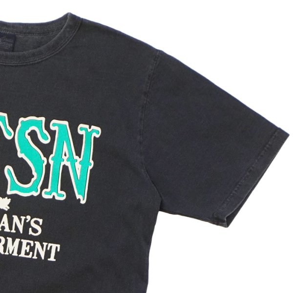 画像7: STUDIO D'ARTISAN（ステュディオ・ダ・ルチザン）USAコットンプリントＴシャツ / Green（グリーン）・Black（ブラック） (7)