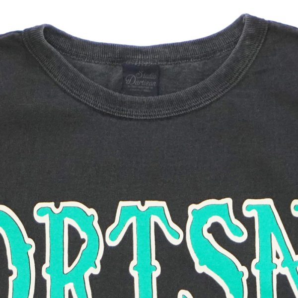 画像6: STUDIO D'ARTISAN（ステュディオ・ダ・ルチザン）USAコットンプリントＴシャツ / Green（グリーン）・Black（ブラック） (6)