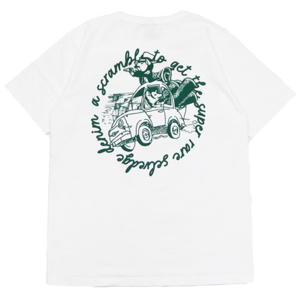 画像3: STUDIO D'ARTISAN（ステュディオ・ダ・ルチザン）USAコットンプリントＴシャツ / White（ホワイト）・Navy（ネイビー） (3)