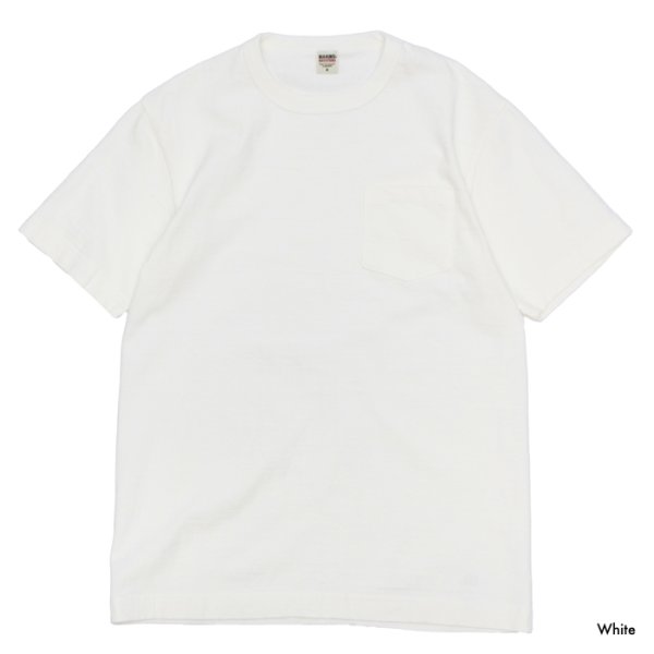 画像2: BARNS OUTFITTERS (バーンズアウトフィッターズ) TSURI-AMI SS Crew Pocket Tee （吊り編みショートスリーブクルーポケットTシャツ）/ 3Color (2)