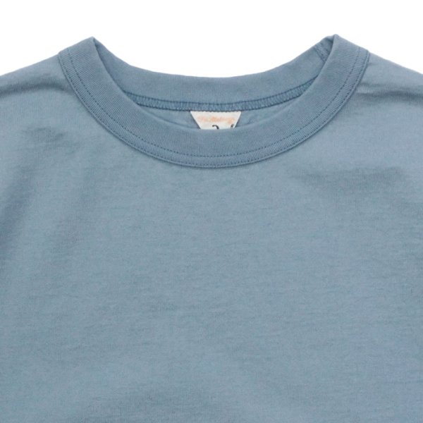 画像5: FilMelange（フィルメランジェ）ALDERSON（アルダーソン）"エアスピン天竺" / White（ホワイト）・Ash Blue（アッシュブルー） (5)